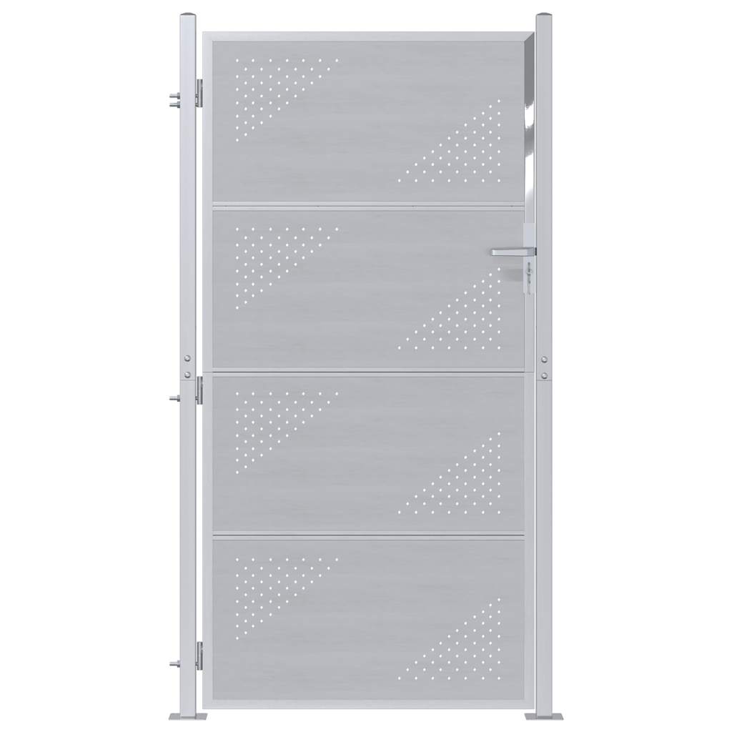 Cancello da giardino in acciaio inossidabile 85 x 174 cm
