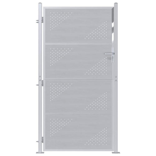Cancello da giardino in acciaio inossidabile 85 x 174 cm