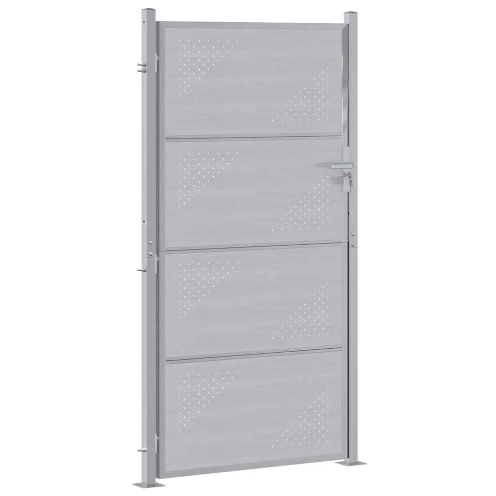 Cancello da giardino in acciaio inossidabile 85 x 174 cm