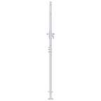Cancello da giardino in acciaio inossidabile 85 x 174 cm