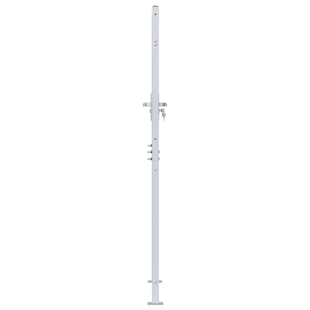 Cancello da giardino in acciaio inossidabile 85 x 174 cm