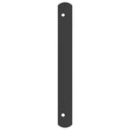 Griglia Finestra 176 x 30 cm Acciaio Verniciato a Polvere Nero