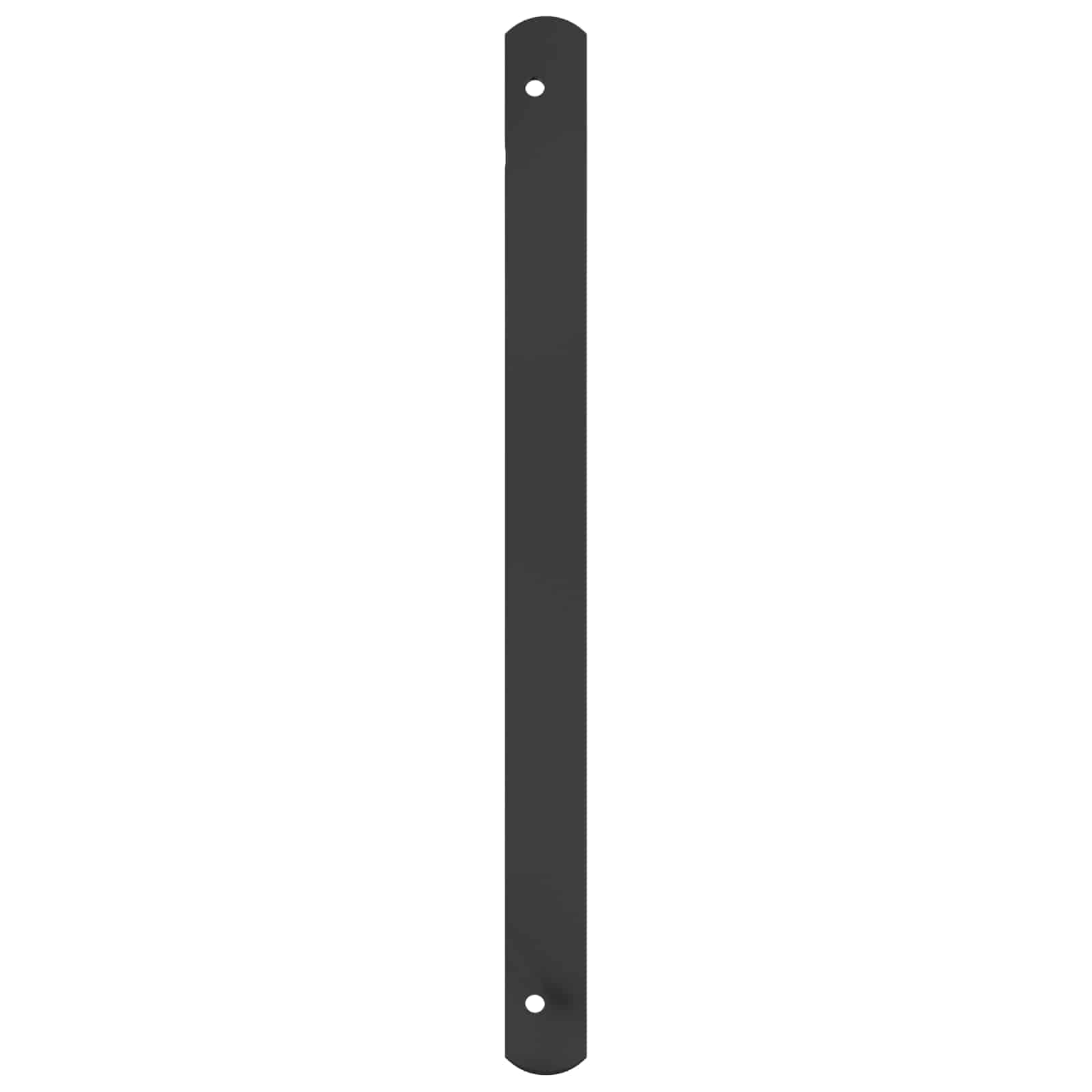 Griglia Finestra 174 x 45 cm Acciaio Verniciato a Polvere Nero