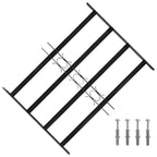 Griglia Finestra 75.5 x 60 cm Acciaio Verniciato Nero