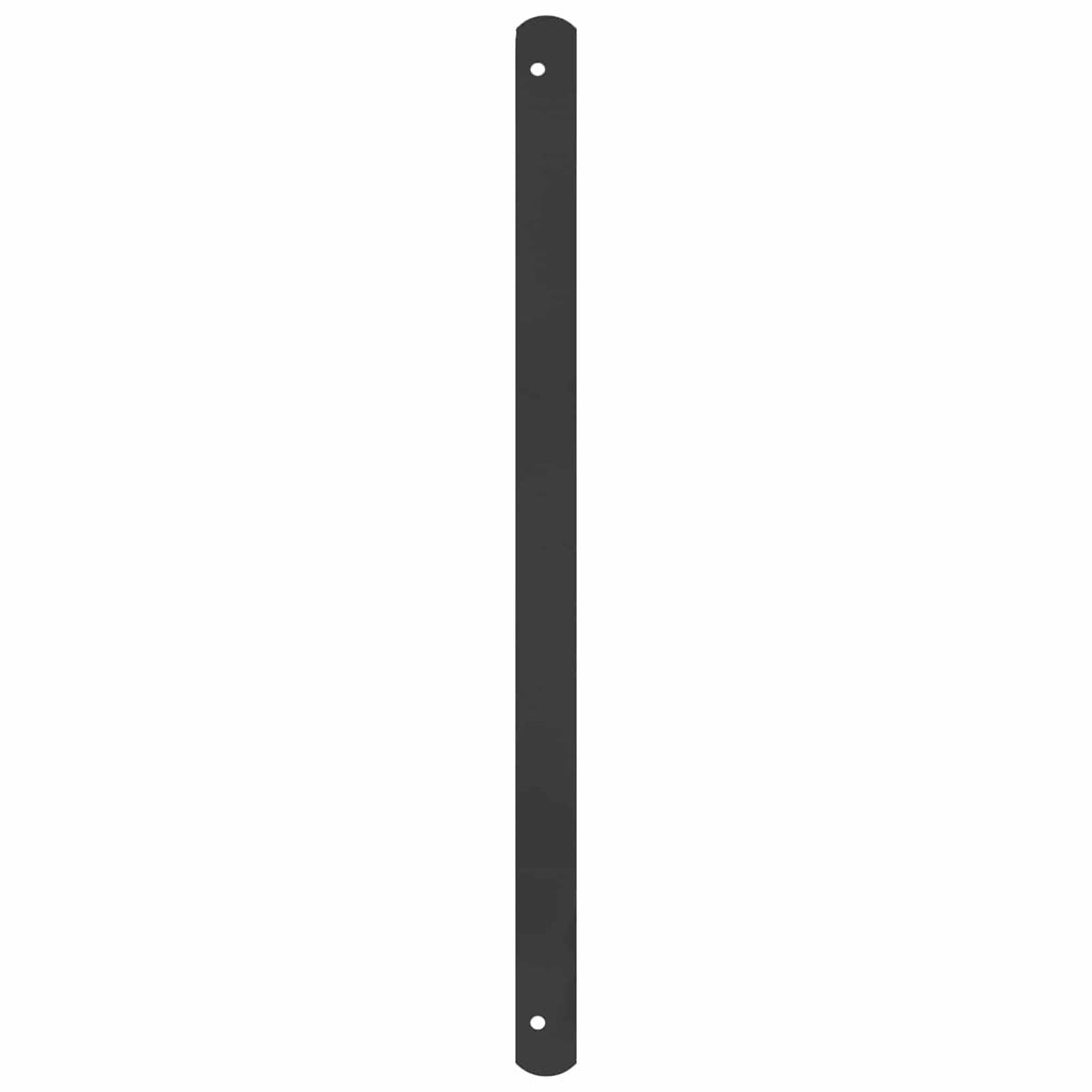 Griglia Finestra 115 x 60 cm Acciaio Verniciato a Polvere Nero