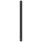 Griglia Finestra 175 x 60 cm Acciaio Verniciato a Polvere Nero