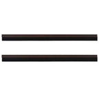 Spazzole per porte autoadesive marrone 100 cm - Set 2 pezzi