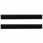 Spazzole per porte autoadesive marrone 100 cm - 2 pezzi