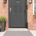 Spazzole per porte autoadesive marrone 100 cm - Set 12 pezzi