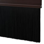 Spazzole per porte autoadesive 12 pezzi Marrone 100 cm