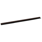 Spazzole per porte autoadesive marrone 100 cm (2 pezzi)