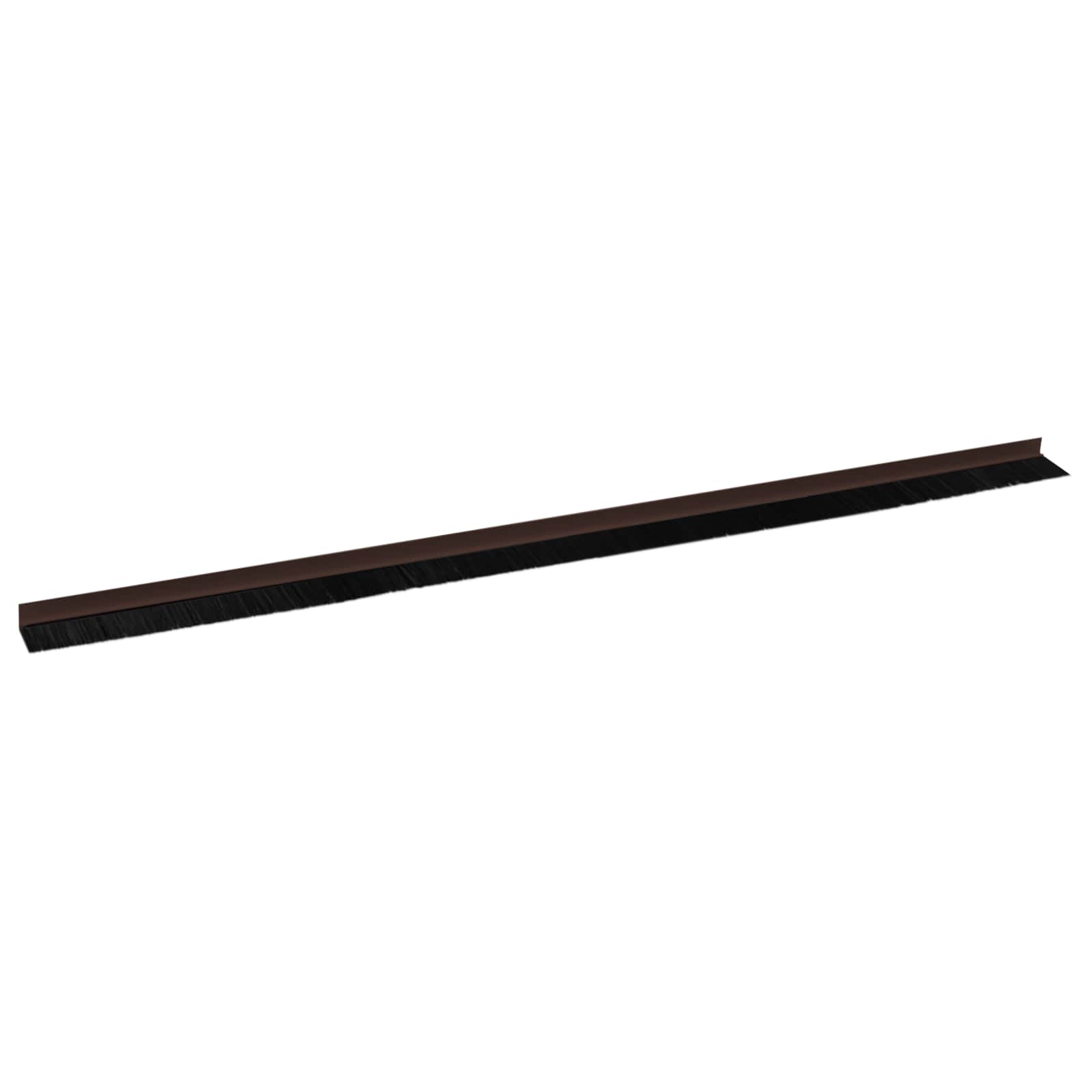 Spazzole per porte autoadesive marrone 100 cm (2 pezzi)