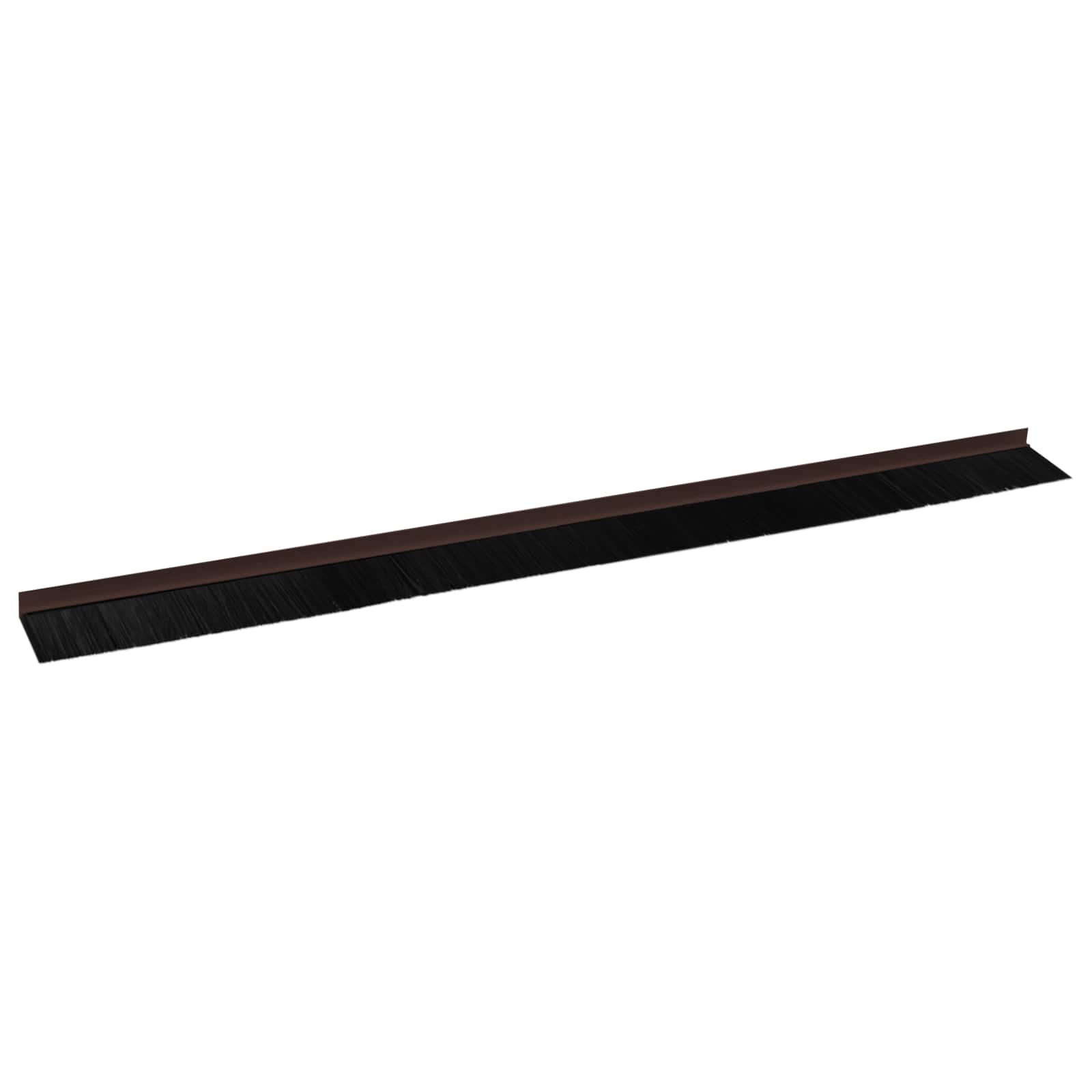 Guarnizioni a spazzola autoadesive per porte in alluminio 100 cm marrone - Set 12 pcs