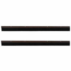 Guarnizione per porta a spazzola 100 cm marrone - Set 2 pz