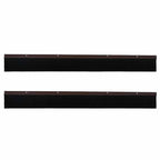 Spazzole per porte a vite 2 pz Marrone 100 cm
