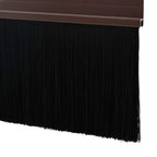 Guarnizione per porta a spazzola 100 cm marrone - Set 6 pezzi