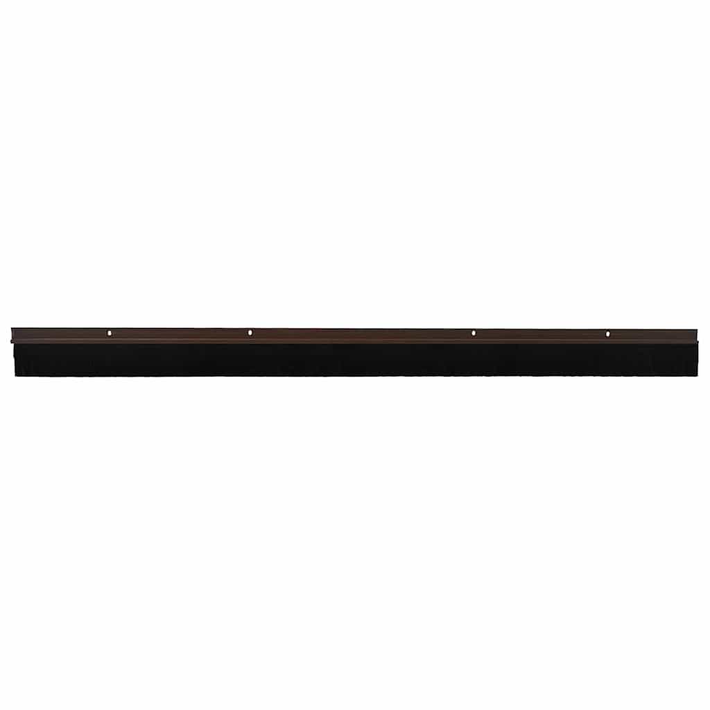 Spazzole per porte a vite 12 pezzi Marrone 100 cm