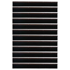 Spazzole per porte a vite 12 pz Marrone 100 cm
