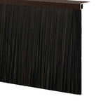 Spazzole per porte a vite 6 pcs Marrone 100 cm