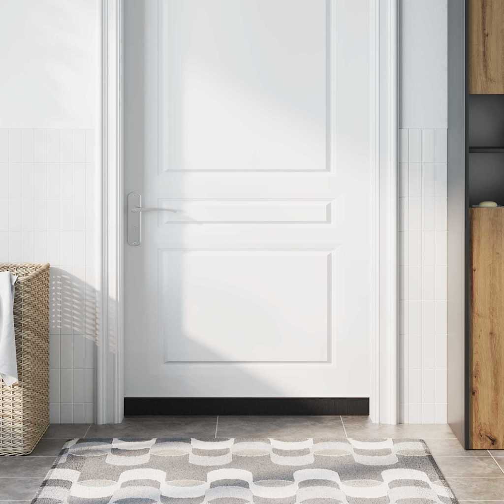 Spazzole per porte a vite 6 pcs Marrone 100 cm