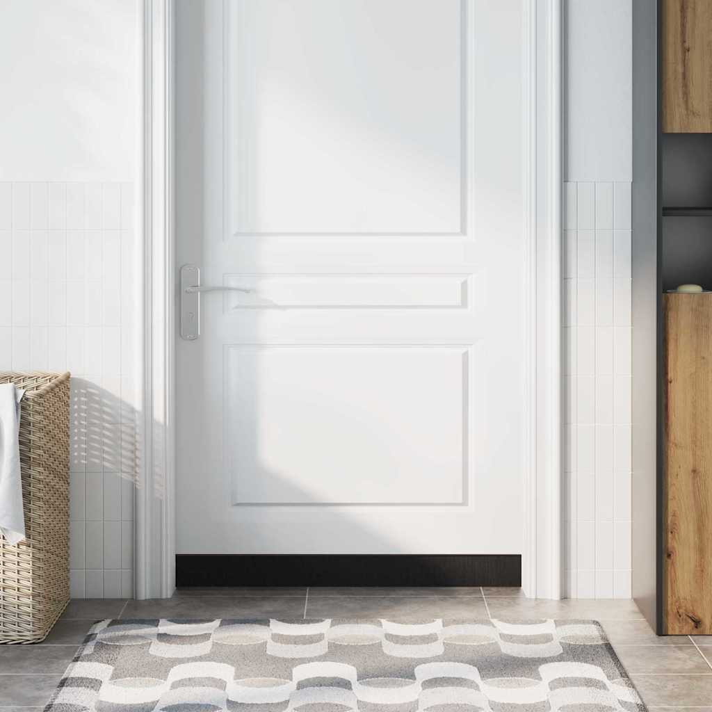 Spazzole per porte a vite 6 pz Marrone 100 cm