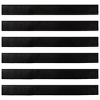 Spazzole per porte a vite 6 pz Marrone 100 cm