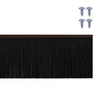 Spazzole per porte a vite 12 pezzi Marrone 100 cm