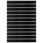 Spazzole per porte a vite 12 pezzi Marrone 100 cm