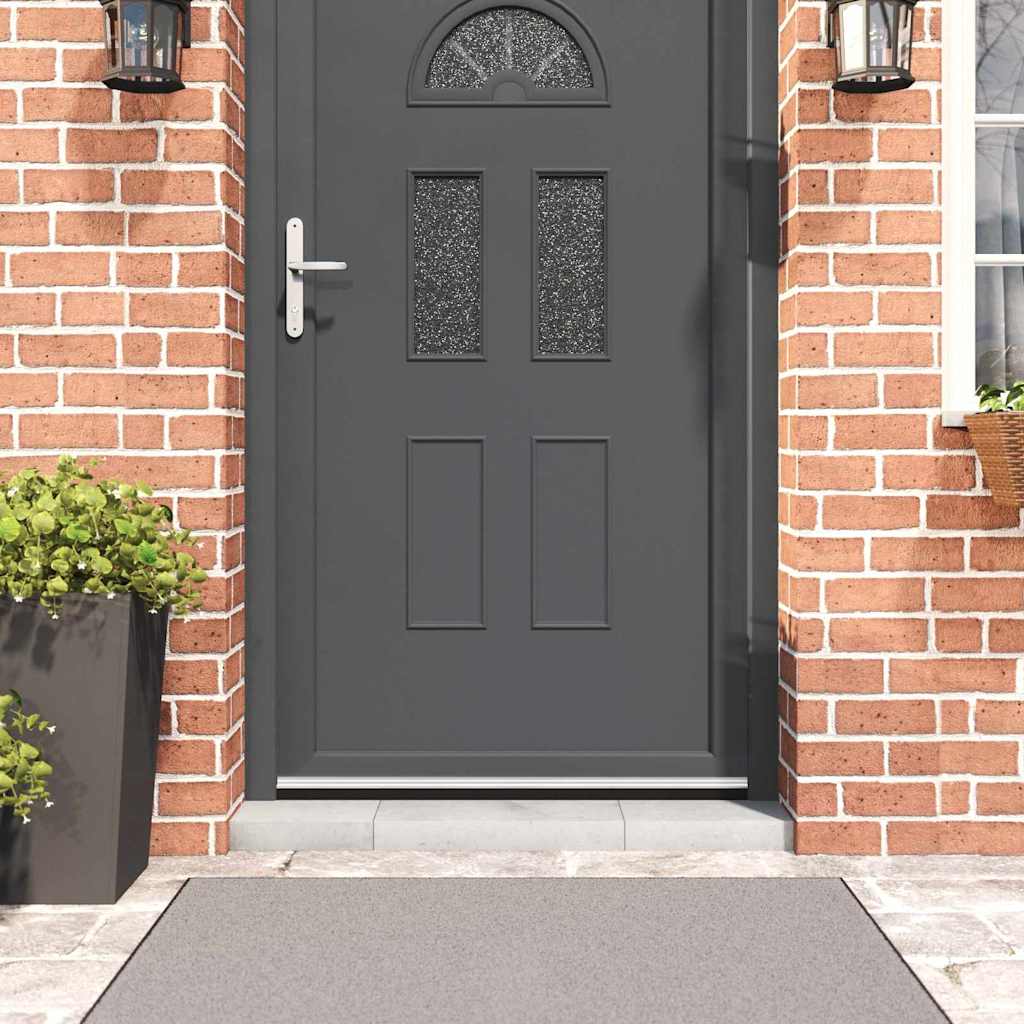 Spazzole per porte autoadesive 6 pcs Argento 100 cm