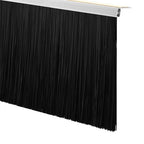 Spazzole per porte autoadesive 2 pz Argento 100 cm