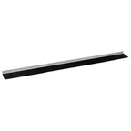 Guarnizione a spazzola adesiva per porte in alluminio argento 100 cm (6 pezzi)