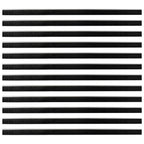 Spazzole per porte autoadesive 12 pcs Argento 100 cm