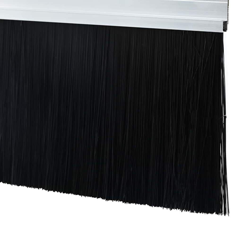 Spazzole per porte a vite 2 pezzi Argento 100 cm