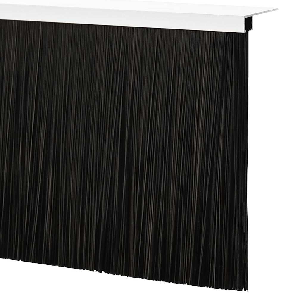 Spazzole per porte a vite 6 pezzi Argento 100 cm