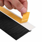 Spazzole per porte autoadesive 2 pz Bianco 100 cm