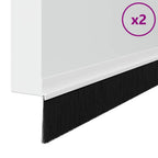 Spazzole per porte autoadesive 2 pz Bianco 100 cm