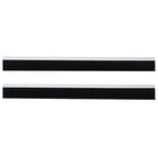 Spazzole per porte autoadesive bianche 100 cm - Set 2 pezzi