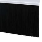 Spazzole per porte autoadesive 6 pezzi bianco 100 cm