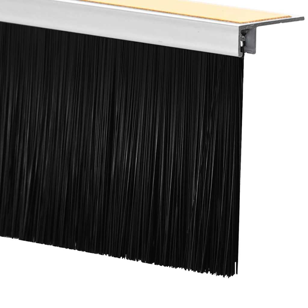 Spazzole per porte autoadesive 2 pz Bianco 100 cm