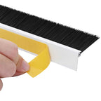 Spazzole per porte autoadesive 2 pz Bianco 100 cm