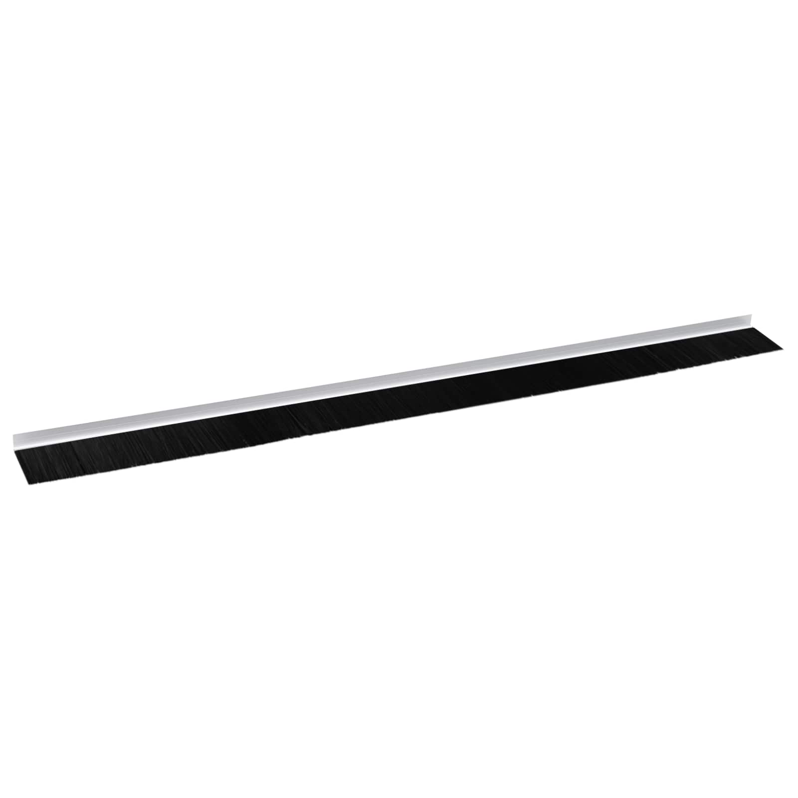 Spazzole per porte autoadesive 2 pcs Bianco 100 cm