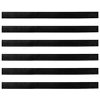 Spazzole per porte autoadesive 6 pcs Bianco 100 cm