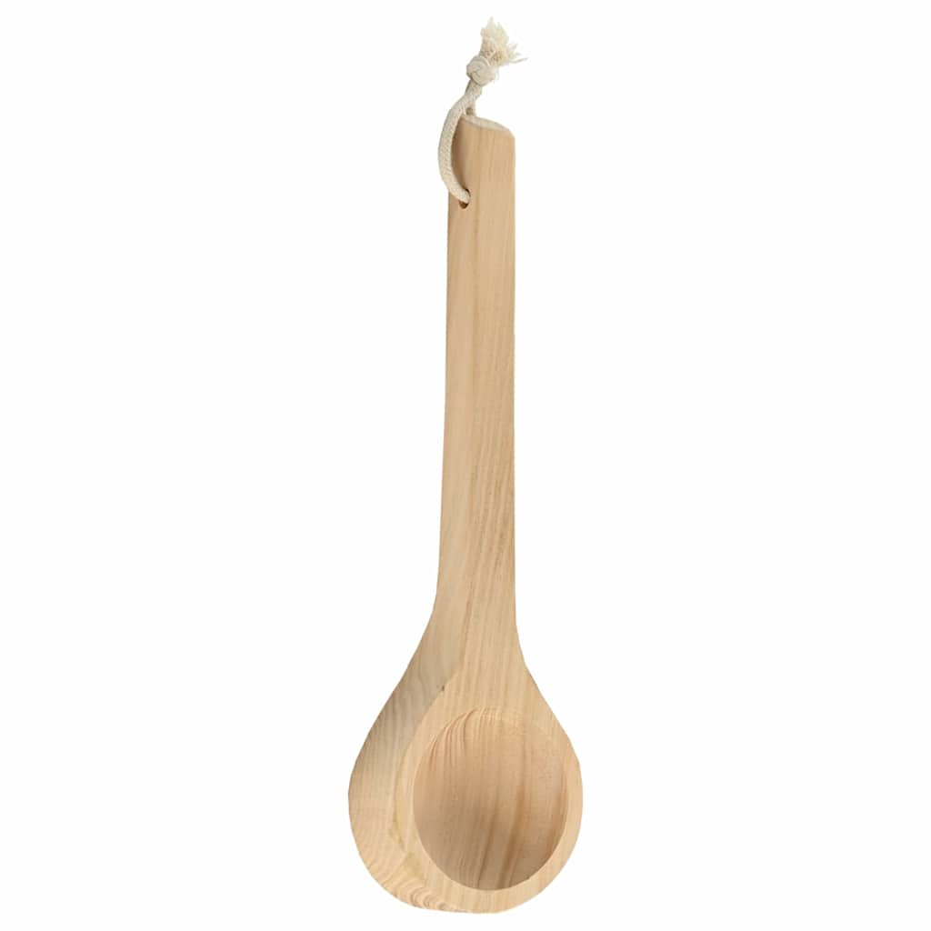 Secchio per Sauna 2 pcs Marrone - Legno Massello di Pino con Mestolo