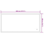 Cuscino invernale per piscina Blu 380 x 180 x 140 cm PVC