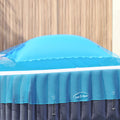 Cuscino invernale per piscina blu 460 x 230 x 160 cm PVC
