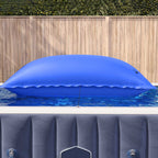 Cuscino invernale per piscina blu 460 x 230 x 160 cm PVC