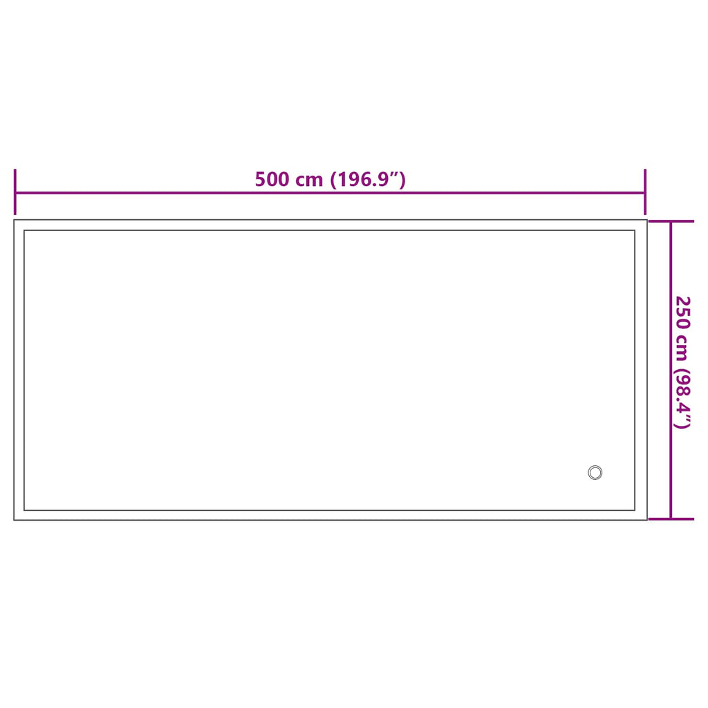 Cuscino invernale per piscina blu 460 x 230 x 160 cm PVC