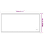 Cuscino invernale per piscina blu 460 x 230 x 160 cm PVC