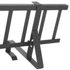 Guardia per neve sul tetto in acciaio Antracite 100 x 29,5 x 34,5 cm