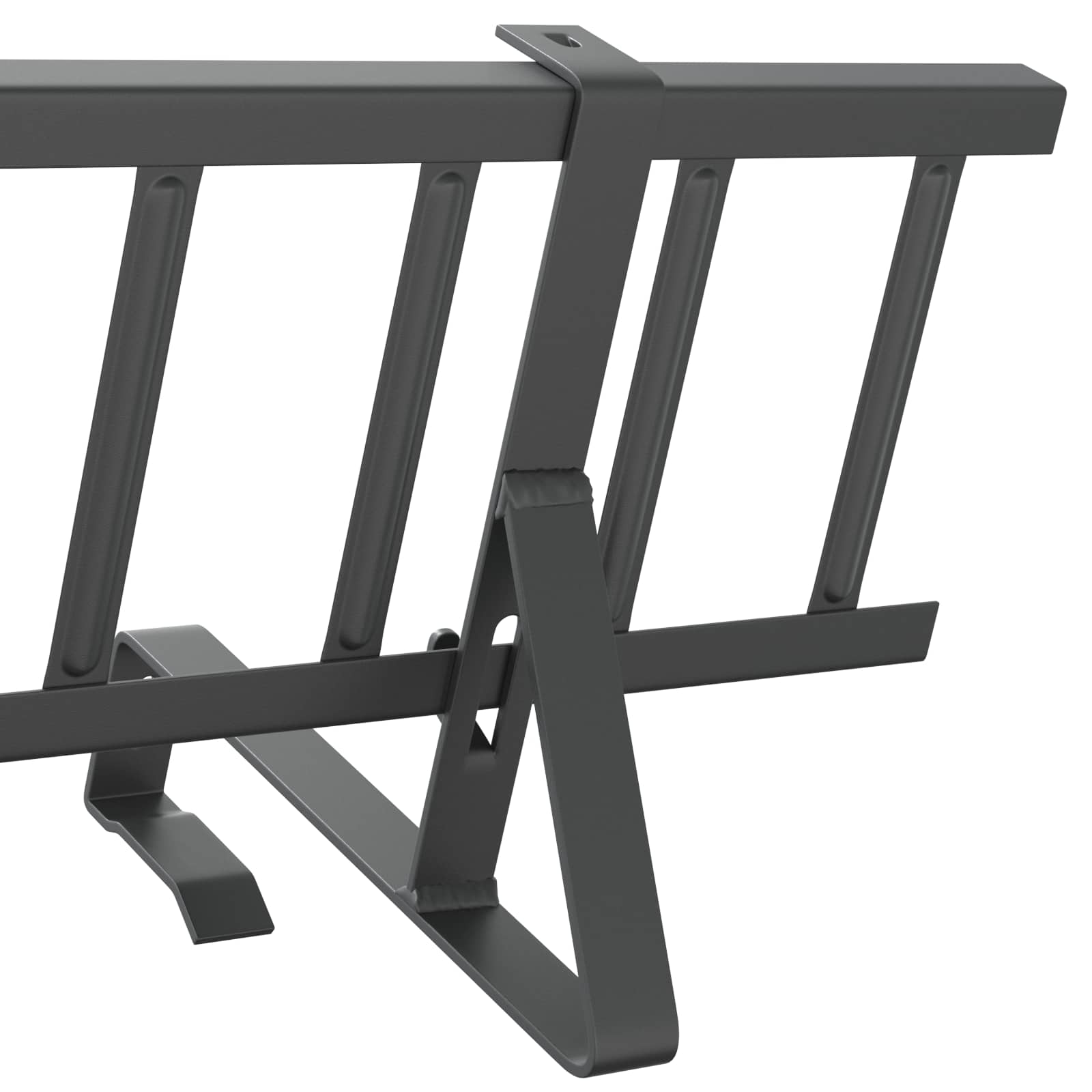 Guardia per neve sul tetto in acciaio Antracite 100 x 29,5 x 34,5 cm